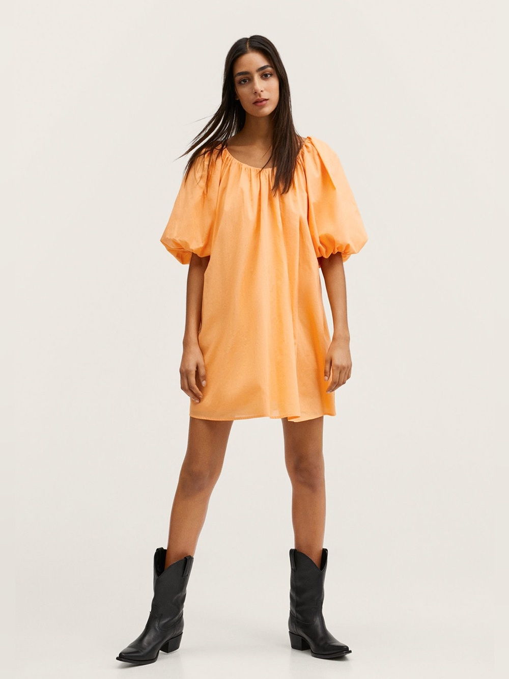Mango Vole-H Dress 100% Cotton Fully Lined